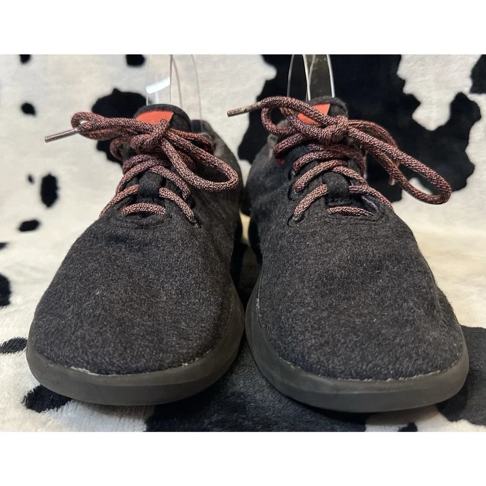 Allbirds Wool Runners Womens‎ 10 Charcoal Grey Merino Wool Sneakers PO 0138
